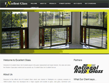 Tablet Screenshot of excellentglass.co.za